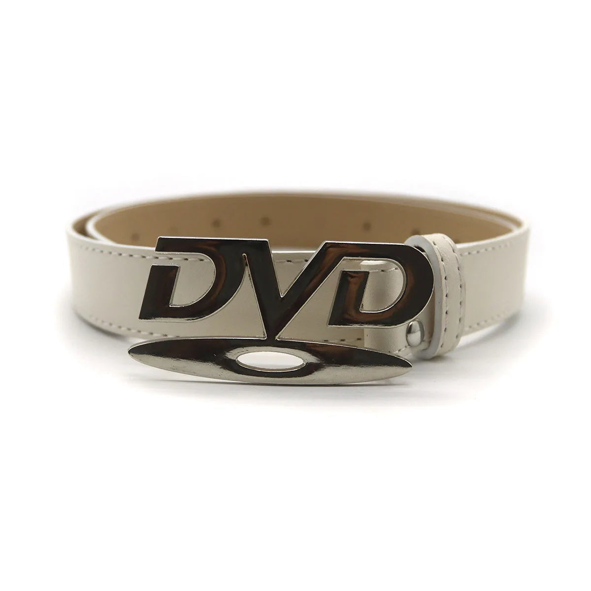 Fashion Y2K Women's Belt Retro DVD Buckle Design Niche Influencer Denim Belt Hip-Hop Nightclub Party Belt for Women