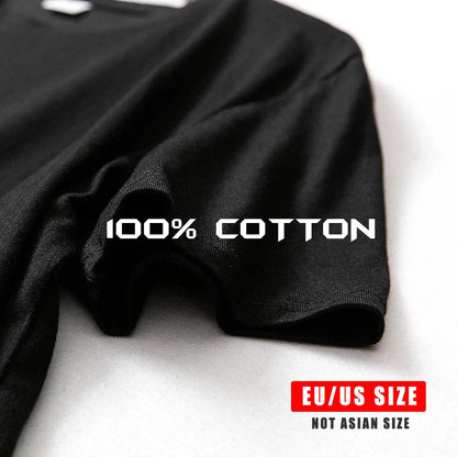 Custom T Shirt for Men Front Back Print Make Your Design Logo Text Gift Tshirt 100% Cotton Made in US