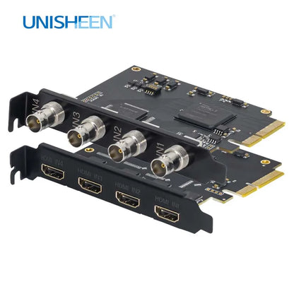 UNISHEEN 4K60 Game Streaming Equipment Live Broadcast 2160p OBS vMix Loopout PS5 Grabber Dongle VIDEO CAPTURE Card Box