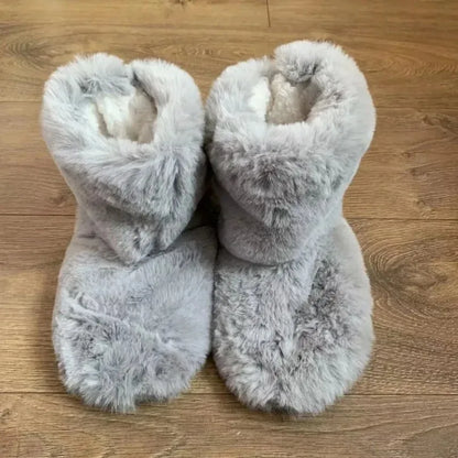 Winter Slipper Women Home Fuzzy Fur Men Male Warm Plush Indoor Flat Female Room Fluffy House Floor Wool Fleece Shoes Boots Hairy