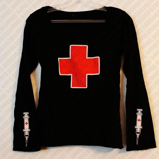 Y2k Style Vintage Graphic Tees Slim Vintage Graphic Baby Tees Punk Women Long Sleeve  Sexy Streetwear Emo Girls 2000s Crop Tops