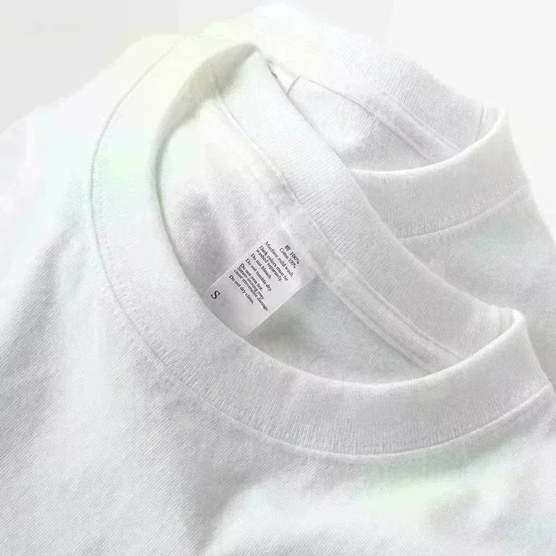 Vintage Y2K casual cotton short-sleeved crew neck T-shirt with a fun graphic for men and women. All-season cotton streetwear