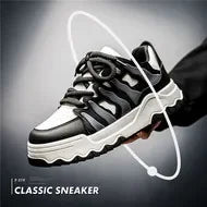Men Platform Vulcanized Shoes New Fashion Increased Thick Sole Breathable Casual Wear Resistant Casual Sports Shoes for Men