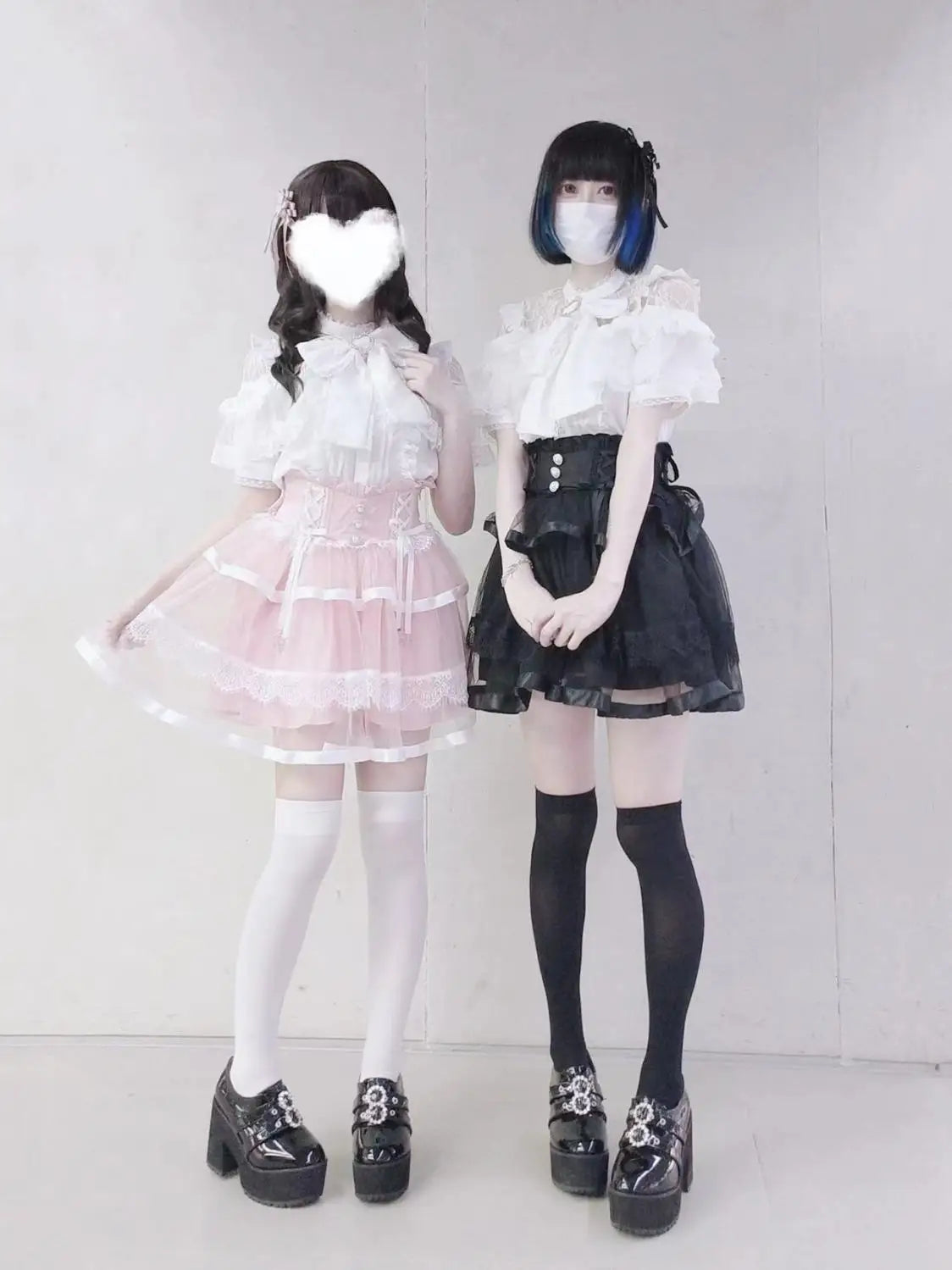 Japanese Kawaii Lolita Lace Patchwork Blouses Summer Women Harajuku Single Breasted Sweet Shirts Cute Girly JK Bow Tops Blusas