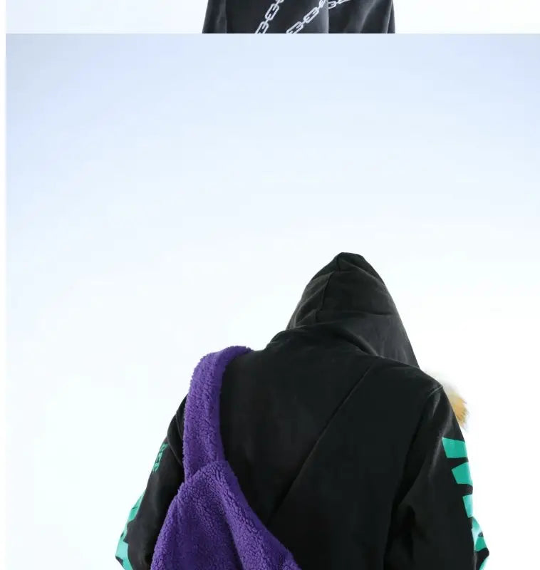 Women Fluffy Backpack Large Capcity Female Purple Y2k Sling Bag Men Casual Design Big Waist Bags 2024 Fashion Travel Backpacks