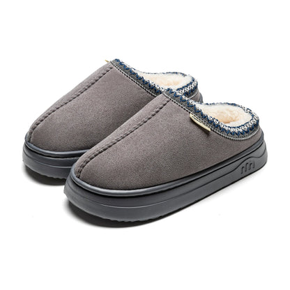 Winter Anti-slip Women's Soft Slipper Boots Fashion Couples Outdoor Casual Indoor Fuzzy Warm Comfort Men Plush Houseshoes Girls