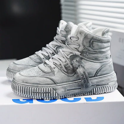 Retro Manga Men's Sneakers Soft Comfortable Non Slip Wear Resistant Sole Daily Casual Men's Shoes Preppy Versatile Holiday Gifts