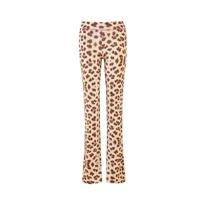 Gia zip-up cap long sleeve high spring top & low waist micro flared pants