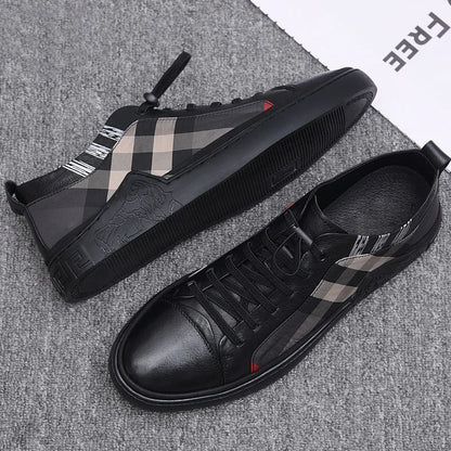 Men's High Quality Genuine Leather Loafers Handmade Men Shoes Moccasins Walking Men Flats Casual Male Work Shoes Homme Zapatos