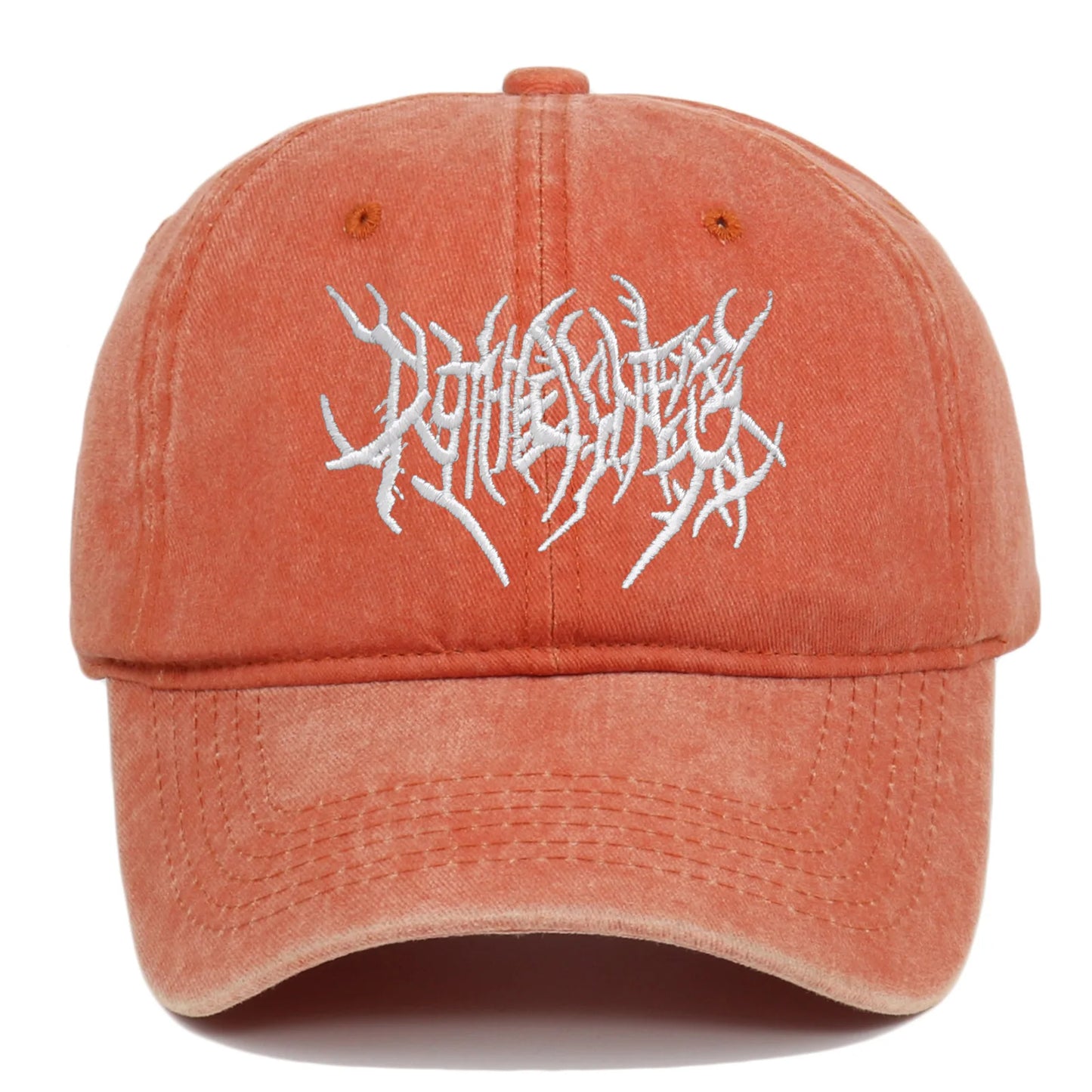 Trendy Embroidered Rock - style Baseball Cap with Unique Logo