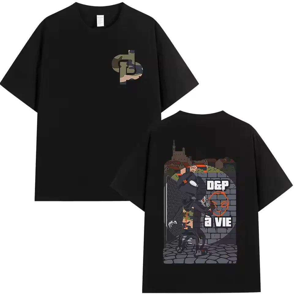 Rapper Jul Nothing  Oversize T Shirt Men Women Clothing Fashion Hip Hop T-shirt Short Sleeve T-shirts