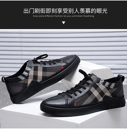Men's High Quality Genuine Leather Loafers Handmade Men Shoes Moccasins Walking Men Flats Casual Male Work Shoes Homme Zapatos
