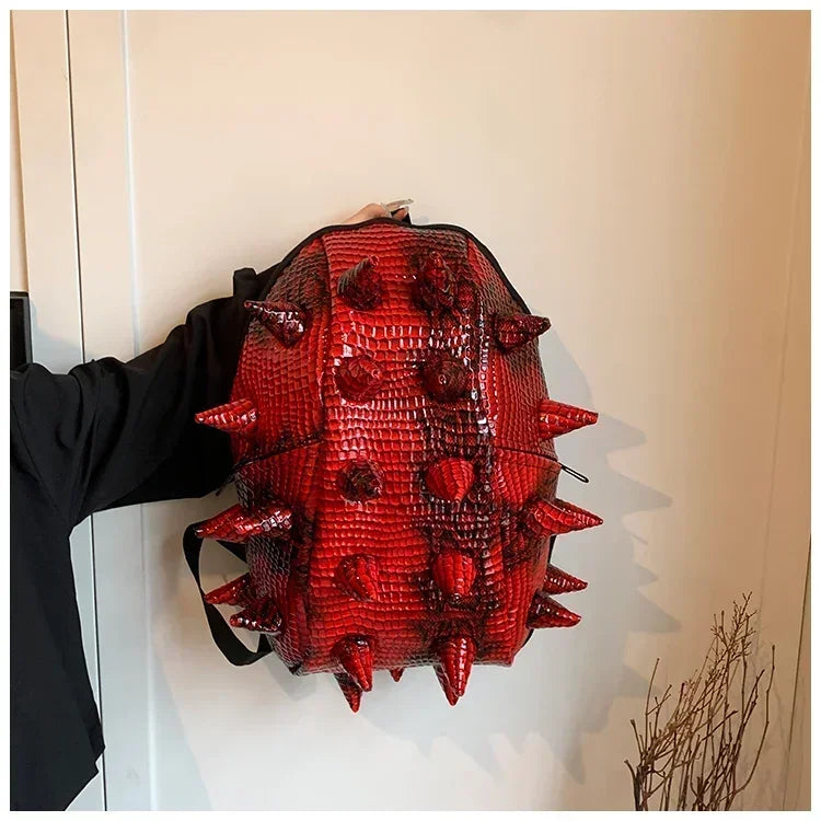 Fashion Hedgehog Shape PU Backpacks Large Capacity Backpacks 2026 High Quality  New Style Unique Design Personality School Bags