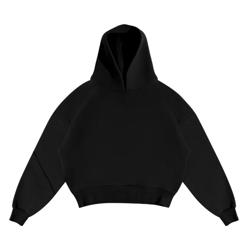 Male Autumn New 2 Piece Set Casual Solid Couple's Hooded Sweatshirt Loose Sweatpants Jogging Sweatshirt Trousers Outfits Suits ﻿