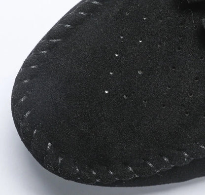 Fashion suede tassel men's casual leather shoes sneakers for lazy people  comfortable driving shoes