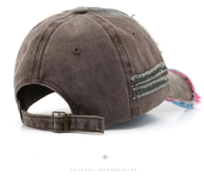 Retro Letter Embroidery Baseball Caps Spring Summer Men Women Cotton Adjustable Casual Hat Hip Hop Streetwear Sun Hats y2k hat