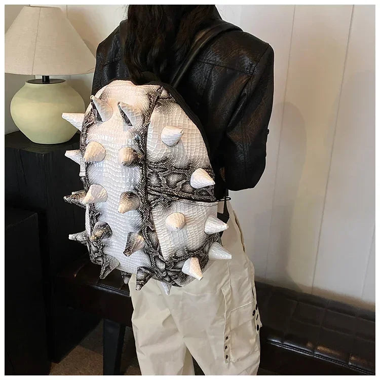 Fashion Hedgehog Shape PU Backpacks Large Capacity Backpacks 2026 High Quality  New Style Unique Design Personality School Bags
