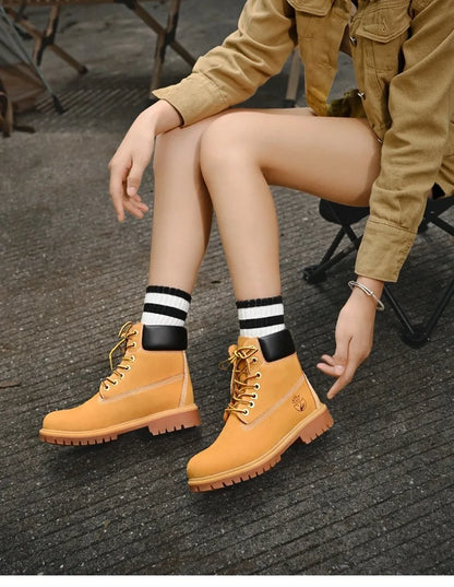 High Top Boots Hiking Shoes Men Anti-slip Outdoor Shoes Men Lace-up Comfortable Soft Breathable Casual Sneakers Shoes Men