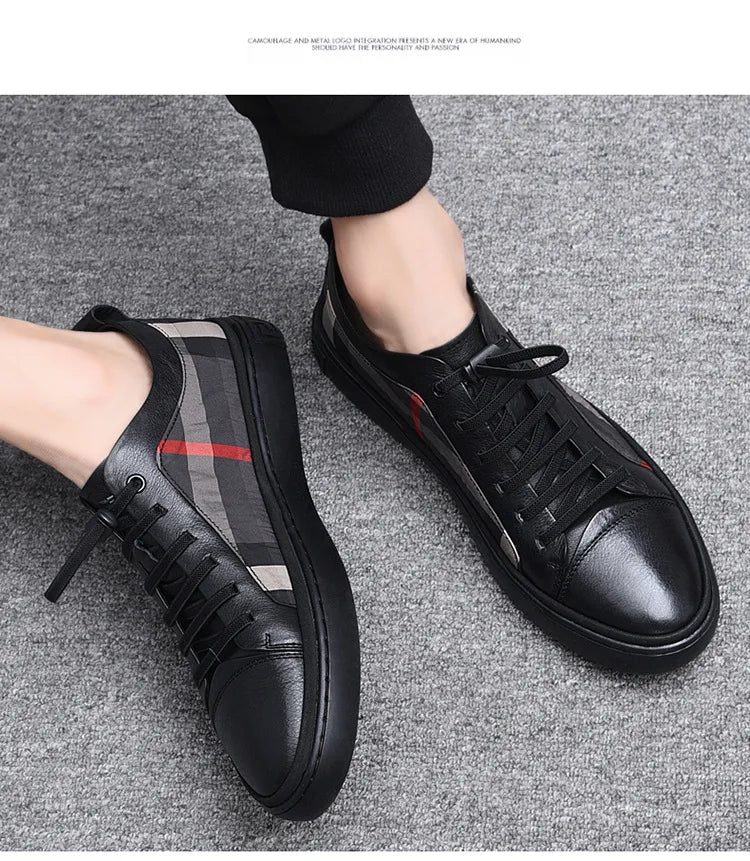 Men's High Quality Genuine Leather Loafers Handmade Men Shoes Moccasins Walking Men Flats Casual Male Work Shoes Homme Zapatos