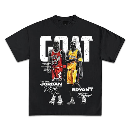 Pop Culture Vintage Graphic T-Shirt Collection American Rap Basketball Streetwear Hip-Hop Y2K Premium Qua Men Clothing Short