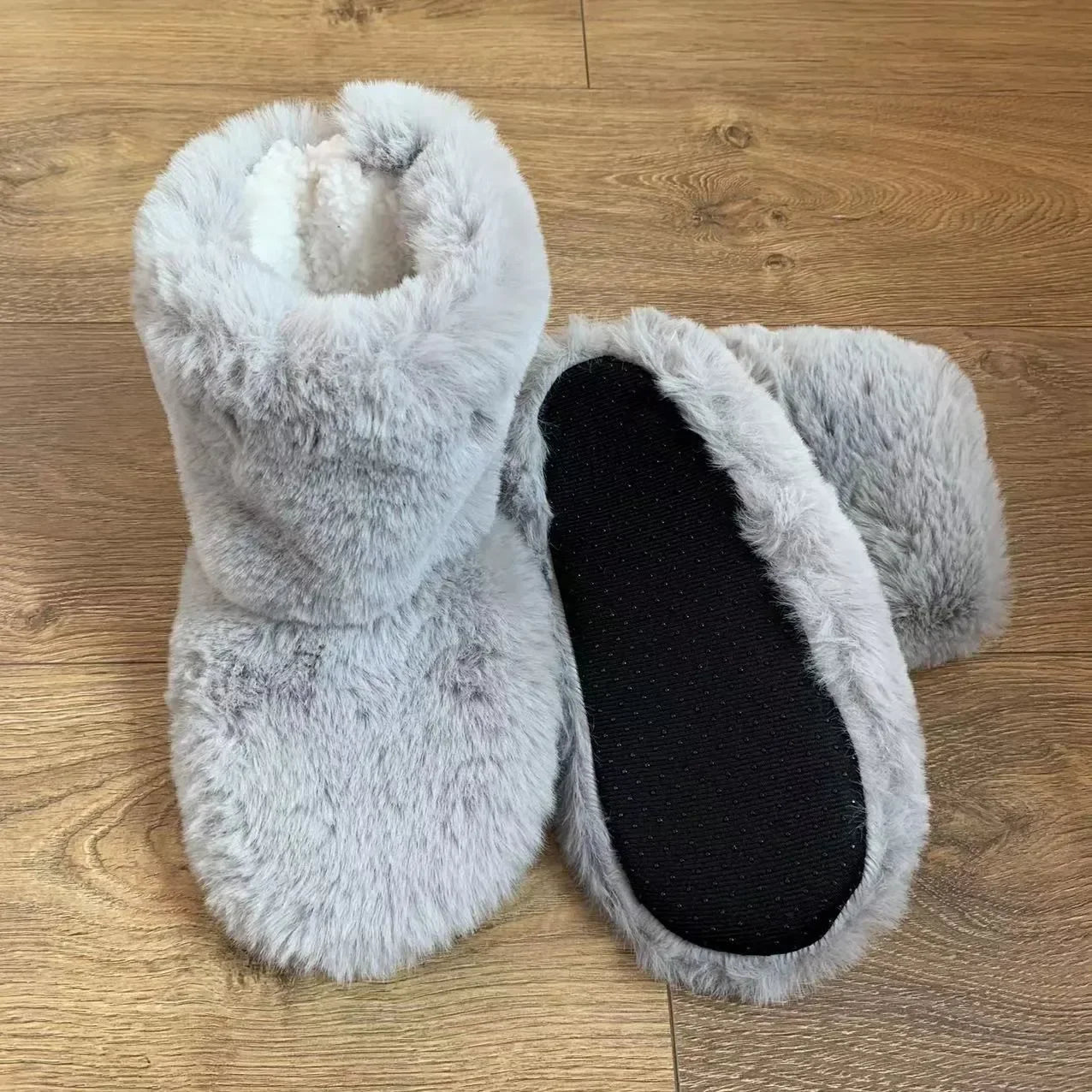 Winter Slipper Women Home Fuzzy Fur Men Male Warm Plush Indoor Flat Female Room Fluffy House Floor Wool Fleece Shoes Boots Hairy