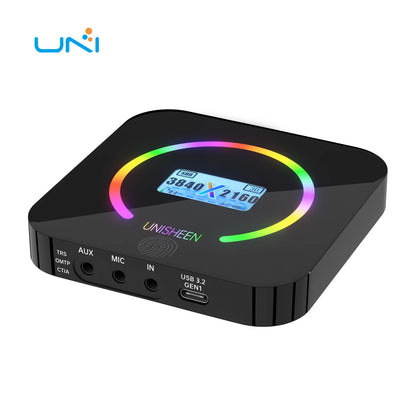 UNISHEEN 4K60 Game Streaming Equipment Live Broadcast 2160p OBS vMix Loopout PS5 Grabber Dongle VIDEO CAPTURE Card Box