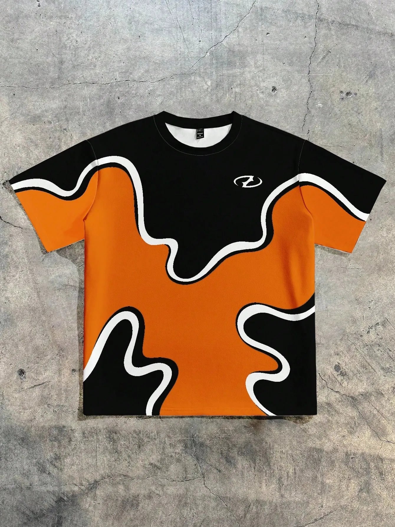 The 2025 summer new men's T-shirt is a casual fashionable soft and breathable 3D printed design for street and outdoor wear