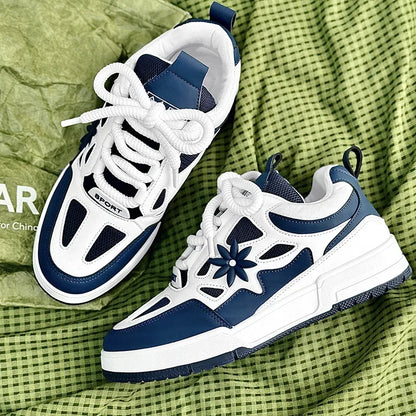 Men Platform Vulcanized Shoes New Fashion Increased Thick Sole Breathable Casual Wear Resistant Casual Sports Shoes for Men