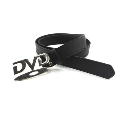 Fashion Y2K Women's Belt Retro DVD Buckle Design Niche Influencer Denim Belt Hip-Hop Nightclub Party Belt for Women