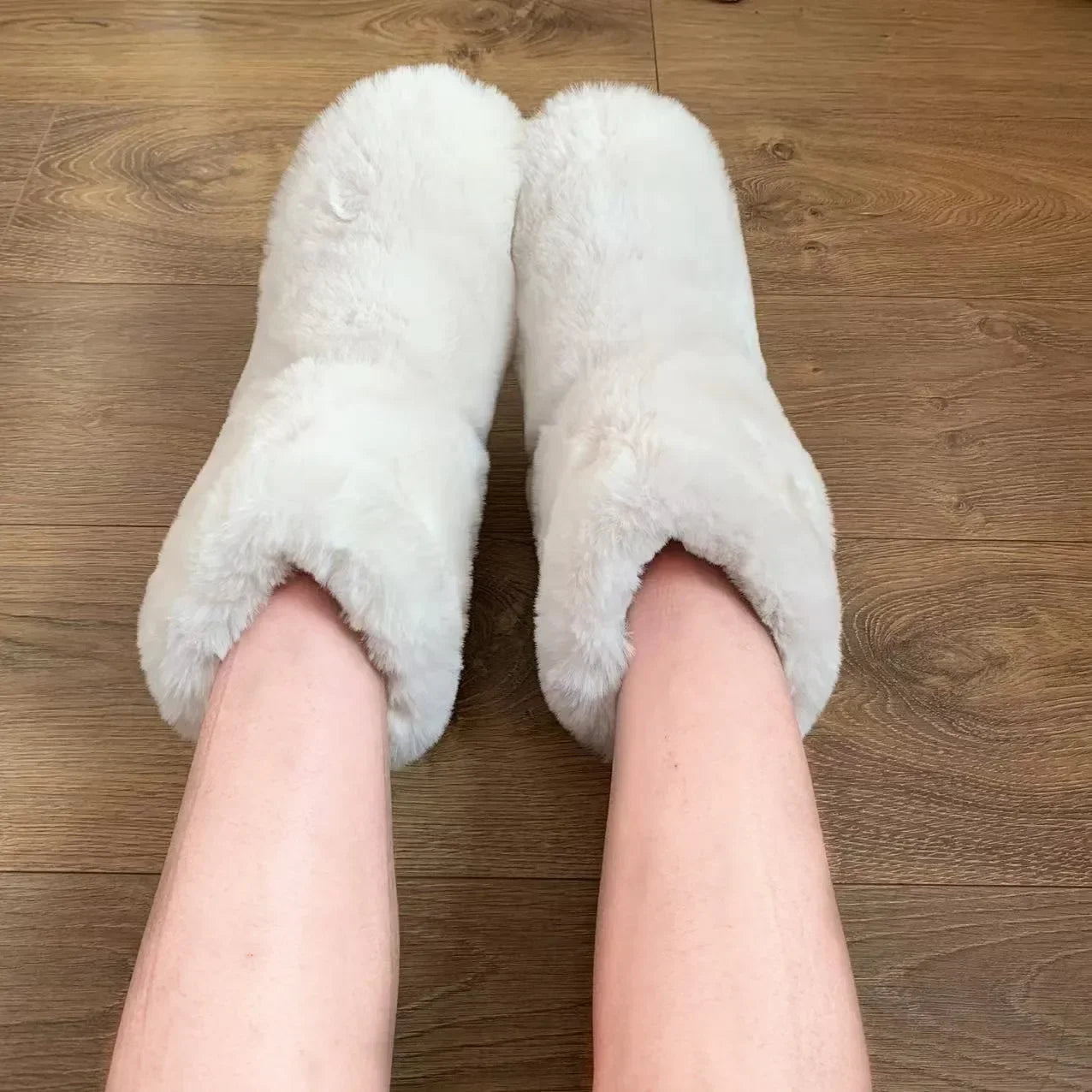 Winter Slipper Women Home Fuzzy Fur Men Male Warm Plush Indoor Flat Female Room Fluffy House Floor Wool Fleece Shoes Boots Hairy