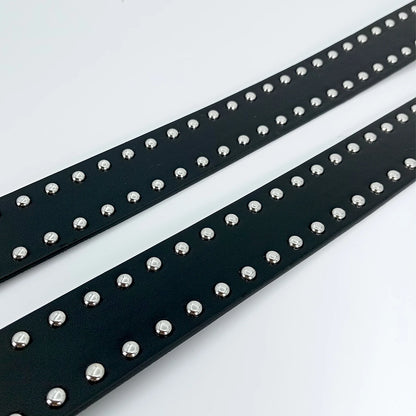Unisex Jeans Belt sword red heart Goth Y2k Fashion Belts For Women High Quality Luxury Brand Rivet Punk Accessory Men Waistband