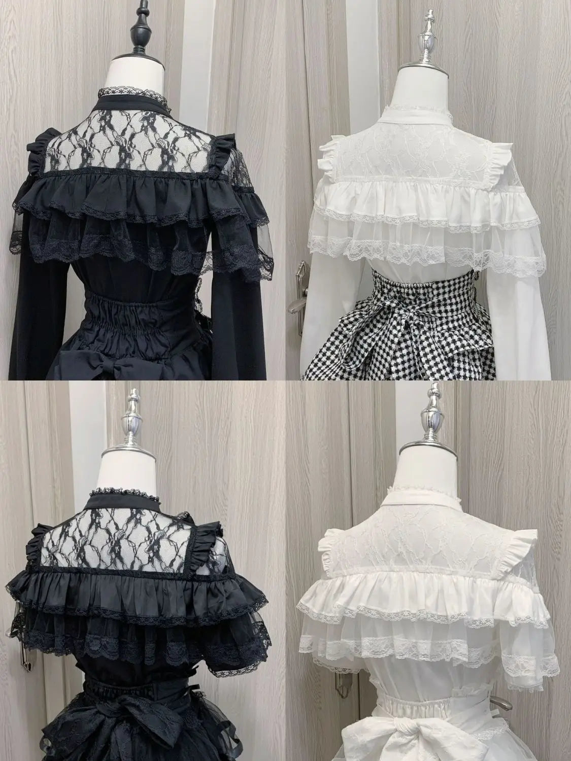 Japanese Kawaii Lolita Lace Patchwork Blouses Summer Women Harajuku Single Breasted Sweet Shirts Cute Girly JK Bow Tops Blusas