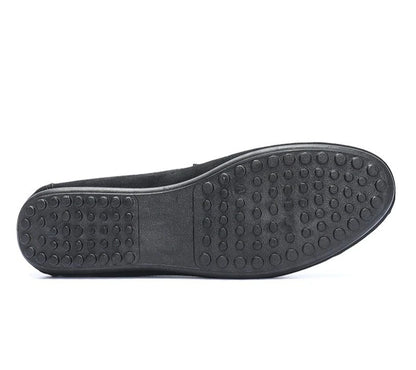 Fashion suede tassel men's casual leather shoes sneakers for lazy people  comfortable driving shoes