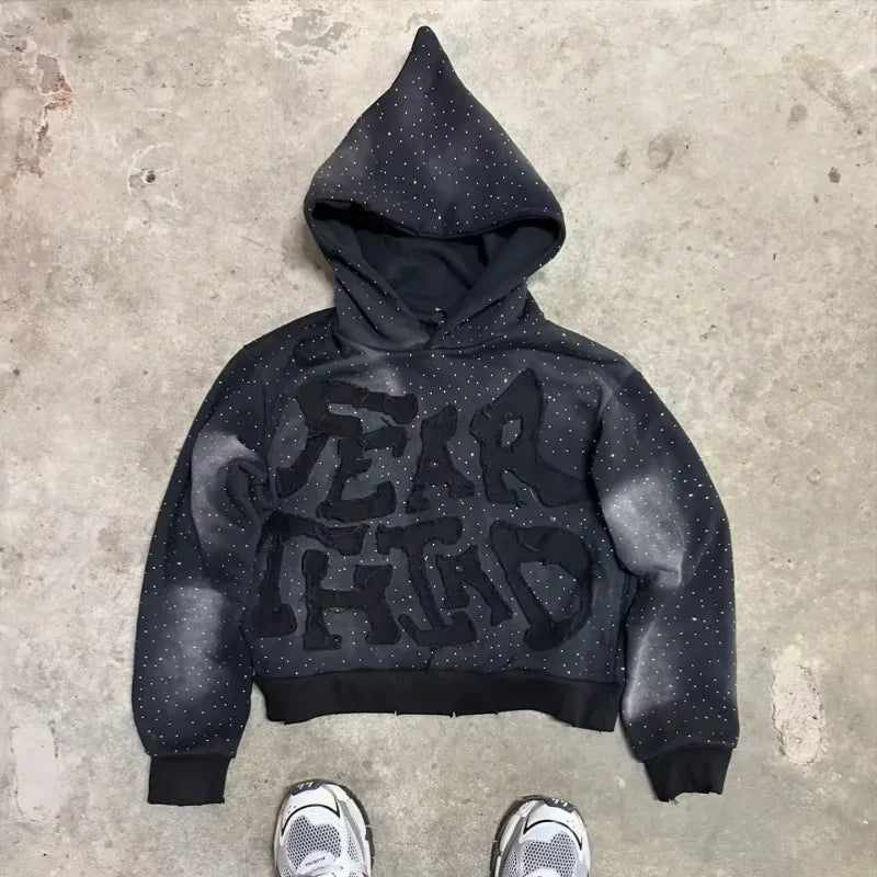 Eyehategarment Street Fashion Hoodie Harajuku Fashion Leopard Print Loose Hoodie Men Women Loose Casual Hoodie Jacket Streetwear