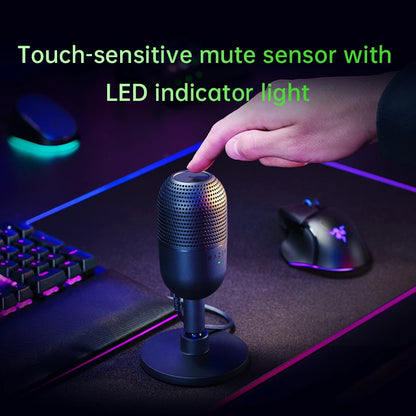 Razer Seiren V3 Mini Chroma RGB Gaming Streaming Microphone