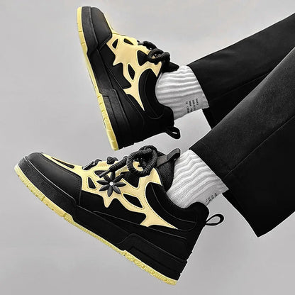 Men Platform Vulcanized Shoes New Fashion Increased Thick Sole Breathable Casual Wear Resistant Casual Sports Shoes for Men