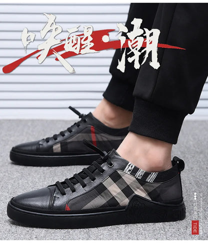 Men's High Quality Genuine Leather Loafers Handmade Men Shoes Moccasins Walking Men Flats Casual Male Work Shoes Homme Zapatos
