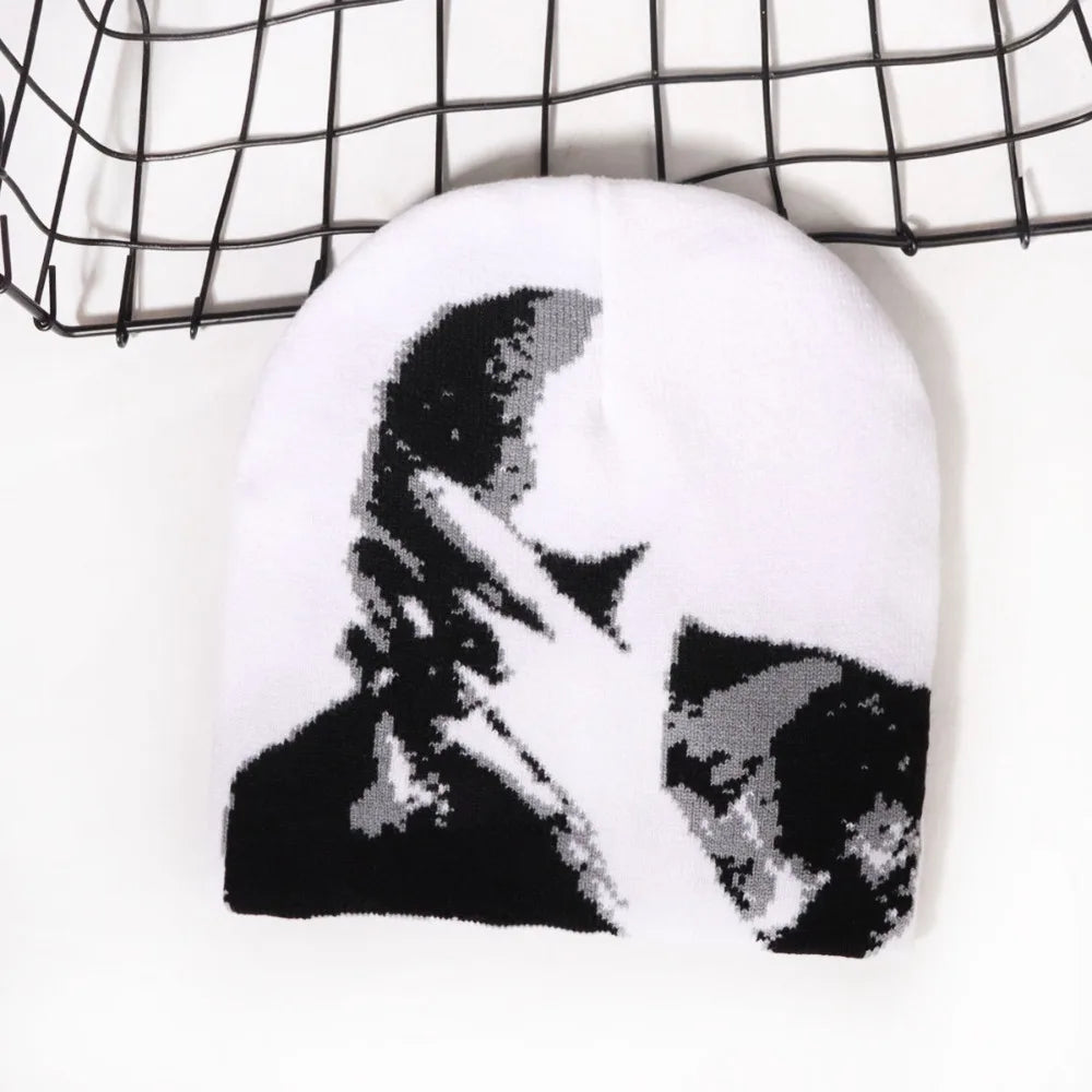 2025 Fashion Hat Knitting Beanies Goth Caps Men Women Y2k Winter Pop Harajuku Vintage Warm Hip Hop Unisex