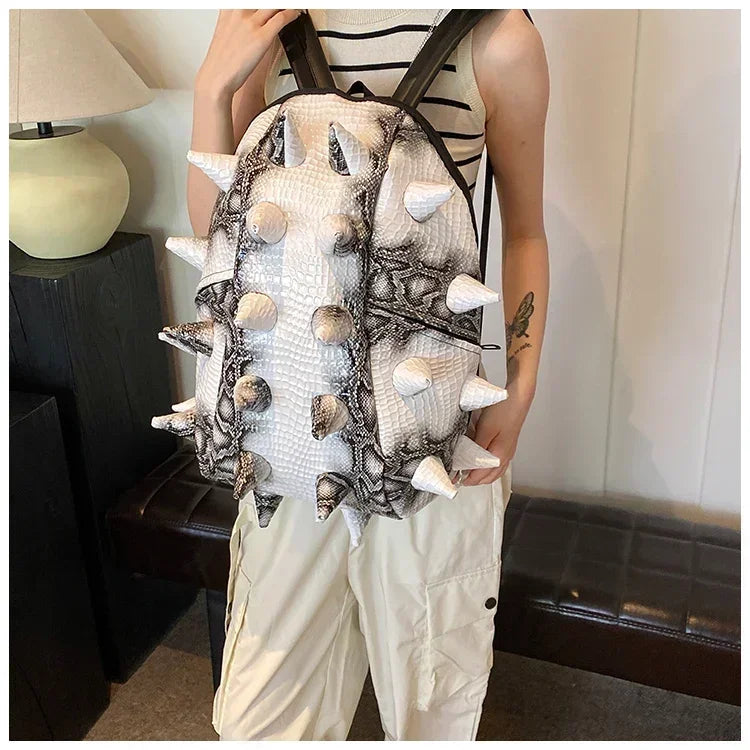 Fashion Hedgehog Shape PU Backpacks Large Capacity Backpacks 2026 High Quality  New Style Unique Design Personality School Bags