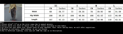 KONDALA Casual Chic Wide Leg Pants Women Office Lady Pockets Pleated Long Trousers Fashion 2026 Spring Summer Streetwear Pants