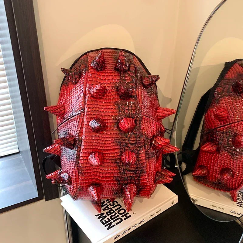 Fashion Hedgehog Shape PU Backpacks Large Capacity Backpacks 2026 High Quality  New Style Unique Design Personality School Bags