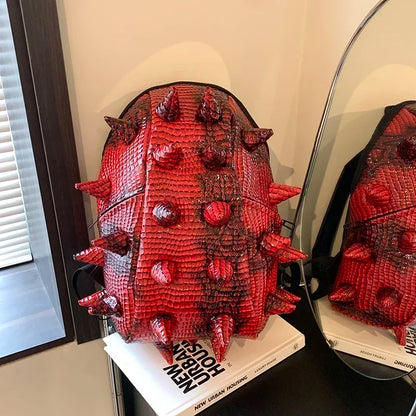 Fashion Hedgehog Shape PU Backpacks Large Capacity Backpacks 2026 High Quality  New Style Unique Design Personality School Bags