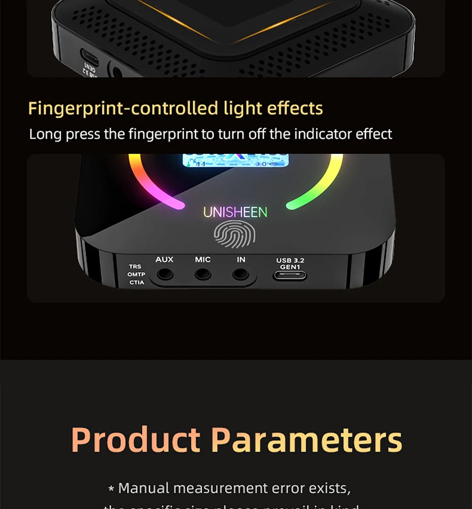 UNISHEEN 4K60 Game Streaming Equipment Live Broadcast 2160p OBS vMix Loopout PS5 Grabber Dongle VIDEO CAPTURE Card Box