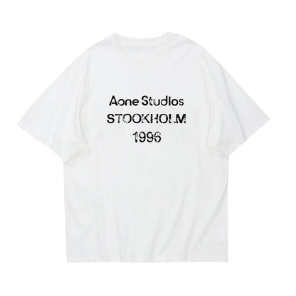 Summer Fashion Luxury Brand Letter-printed T-shirts Men's and Women's Cotton T-shirts Short-sleeved T-shirts Unise-friendly Top