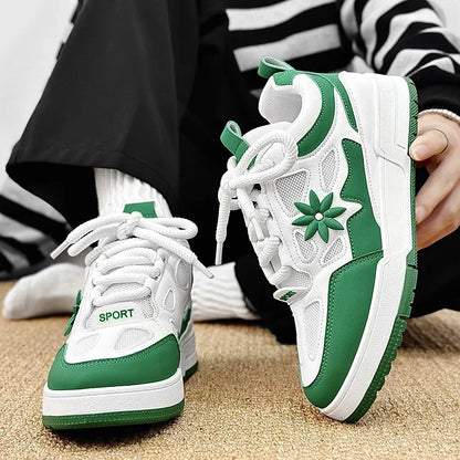 Men Platform Vulcanized Shoes New Fashion Increased Thick Sole Breathable Casual Wear Resistant Casual Sports Shoes for Men