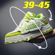 Men Platform Vulcanized Shoes New Fashion Increased Thick Sole Breathable Casual Wear Resistant Casual Sports Shoes for Men