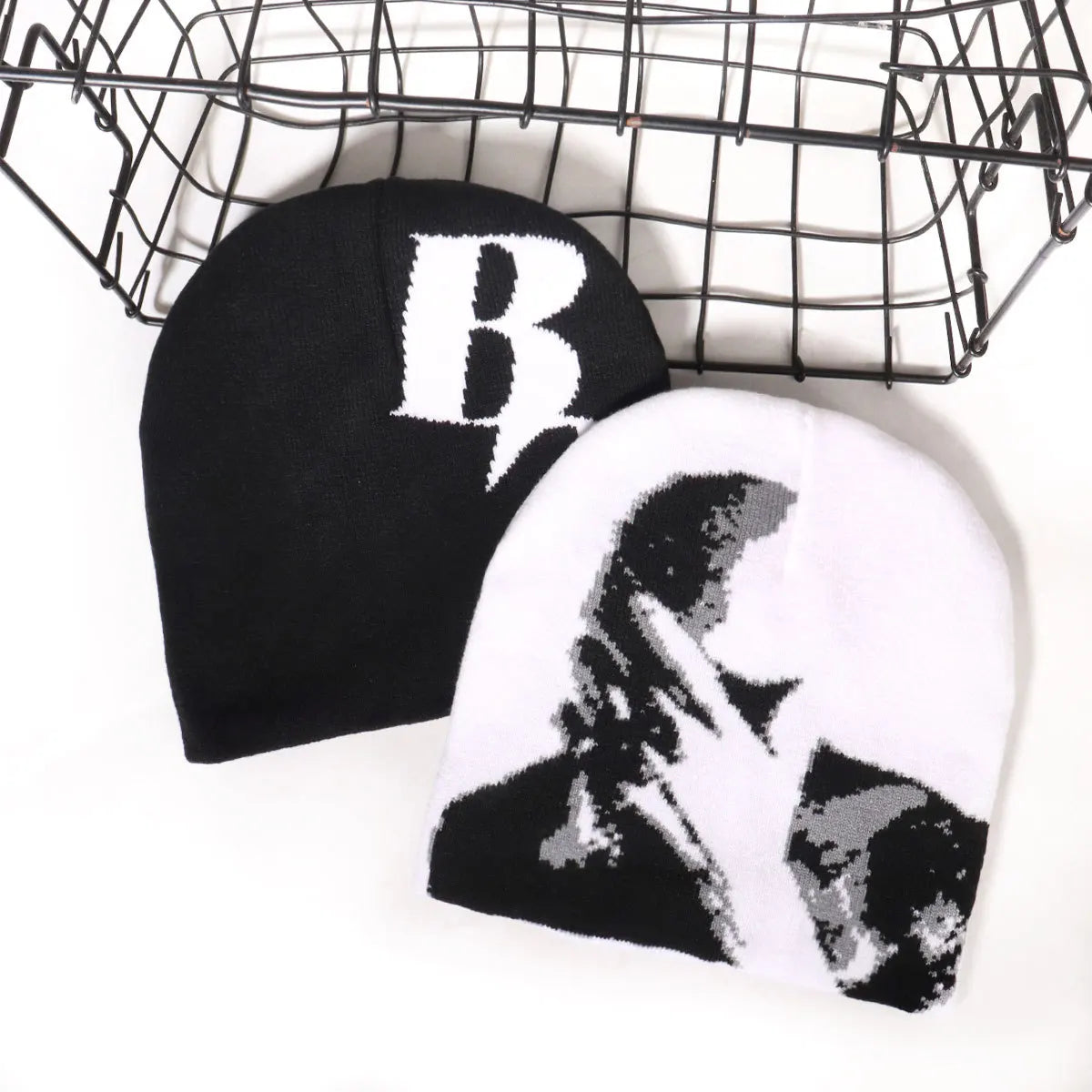 2025 Fashion Hat Knitting Beanies Goth Caps Men Women Y2k Winter Pop Harajuku Vintage Warm Hip Hop Unisex