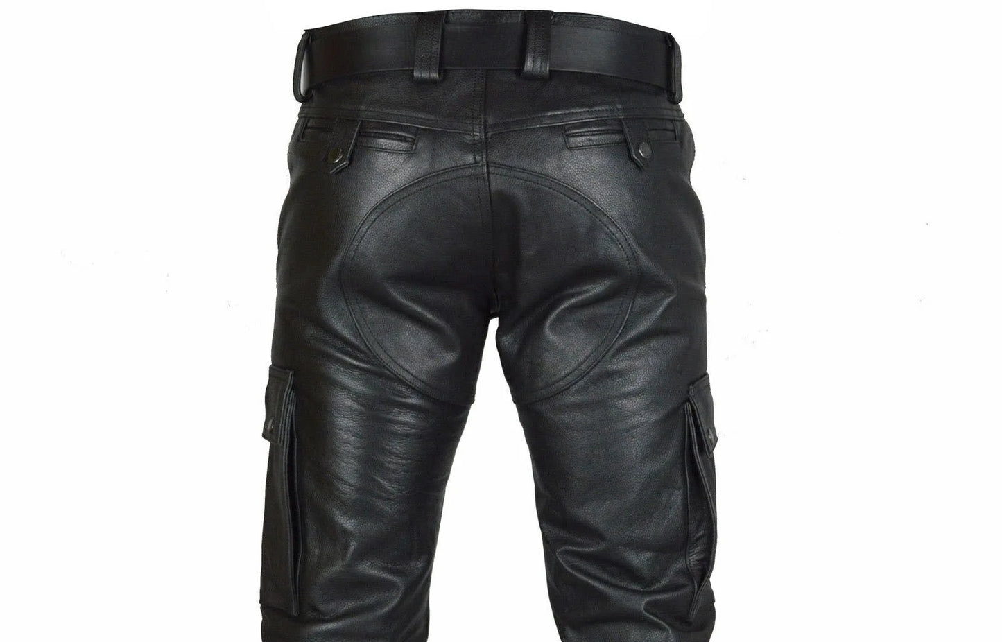 Men's Autumn Winter Pants Punk Retro Goth Slim Casual Long Pants Faux Leather Fashion Casual Solid Color Trousers Pencil Pants