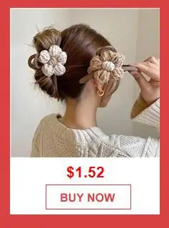 10pcs/Set Colorfu Hair Bands Women Hair Tie Satin Silk Scrunchies Simple Girls Hair Accessories Fabric Loop Hair Rope Headwear