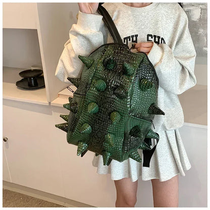 Fashion Hedgehog Shape PU Backpacks Large Capacity Backpacks 2026 High Quality  New Style Unique Design Personality School Bags